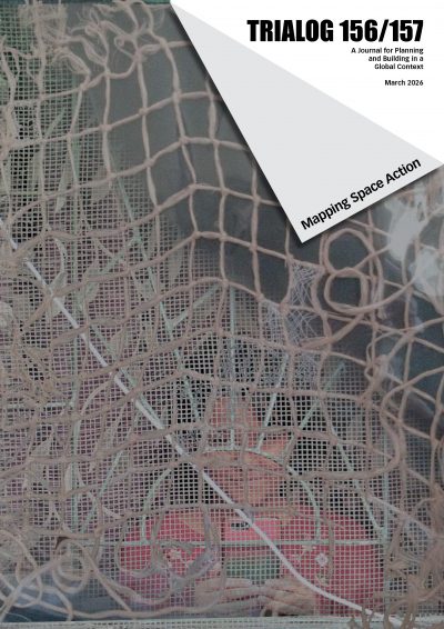 Titelbild der Ausgabe mit dem Bild einer Person hinter einem Seilnetz